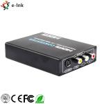 NTSC HDMI Over Fiber Optic Extender DC5V Stereo Audio Input
