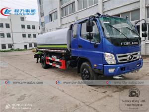 Quality 10T Foton Forland 4x2 Water Spraying Truck With High Pressure Water Cannon wholesale