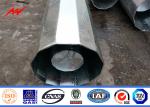 69 KV Q345 NEA Standard 86um Hot Dip Galvanized Pole