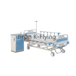Quality ABS Double Shake Two Function Elderly Patient Manual Nursing Bed wholesale