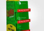 Snacks POP Clear Cardboard Marketing Displays Tall For Multiple Stores