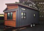 Mobile Prefab Light Steel Tiny House With Wheels Kit Home In AU/EU/US Standard