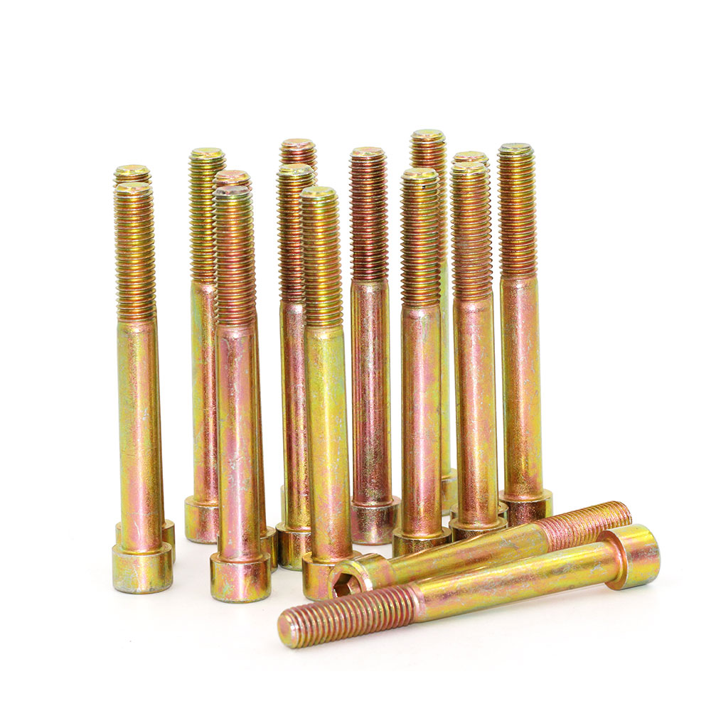 8.8 Grade Carbon Steel Socket Head Cap Screw Color Zinc Truss Head for Industrial