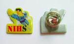 promotional gift printing badge, new design metal gift badge, lapel pin badge