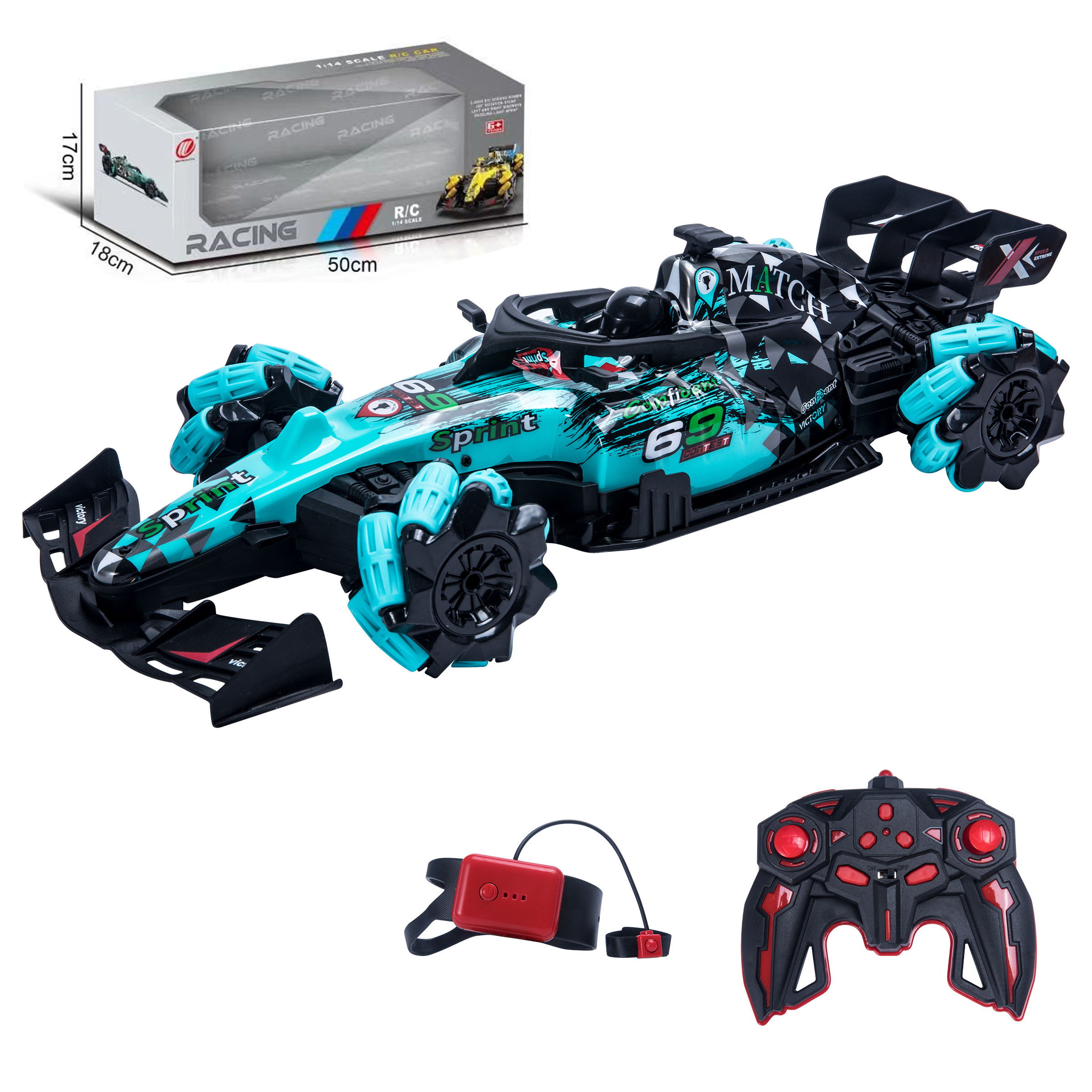 Control Channels 9 Channels GW 13 M3B Remote Control Car Toys Auto Gesture Sensing Car Toy Spray Show Remote Control Car