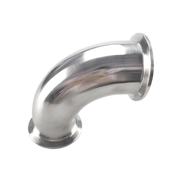 DN20-DN300 Sanitary Stainless Steel 304/316 Tri-Clamp 90 Degree Elbow and Long
