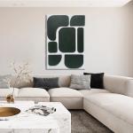 Thick Texture 3d Wall Art Luxury Relief Wall Hanging Painting Geometryczny