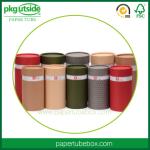 Luxury Round Paper Coffee / Tea Tube Packaging Well - Sealing Damp - Proof