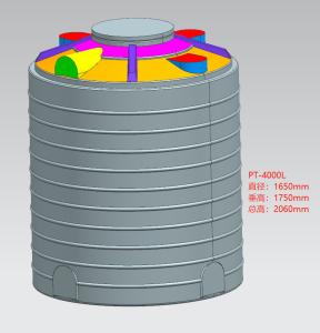 Quality 4000 Liters Roto Mold Water Tank Non Toxic Tasteless wholesale