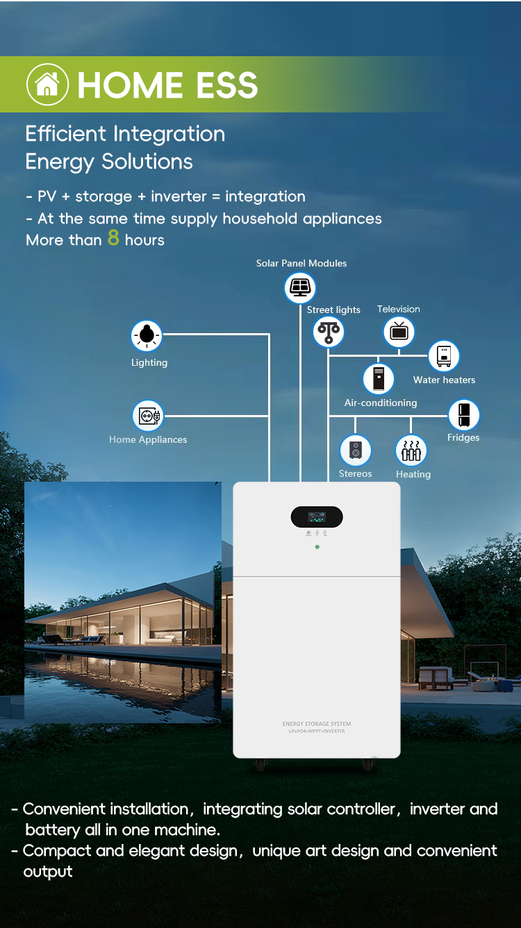 Powerful 5-10 kWh Output Power Range Solar Energy Storage Battery System for Off Grid