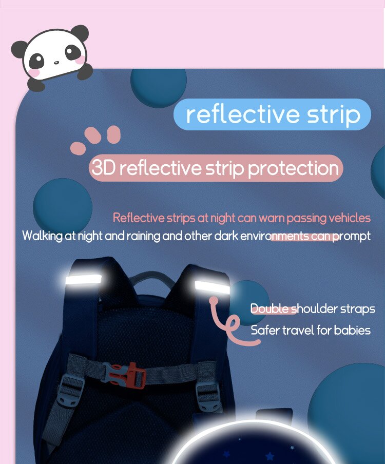 3 Years Custom Logo Cute Kindergarten Backpacks Kids Backpacks Large Capacity Waterproof