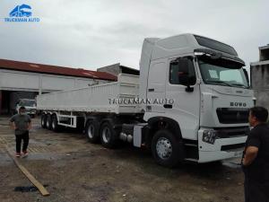 Quality Q345 50000kg Fence Semi Trailer For Bulk Cargo Transport wholesale