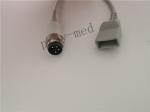 4 Pin stockert Utah IBP Blood Pressure Cable TPU Material With 4.0mm Diameter