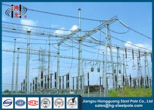 Quality Electrical Substation Industry Power Substation Steel Structures Q235 , Q345 wholesale