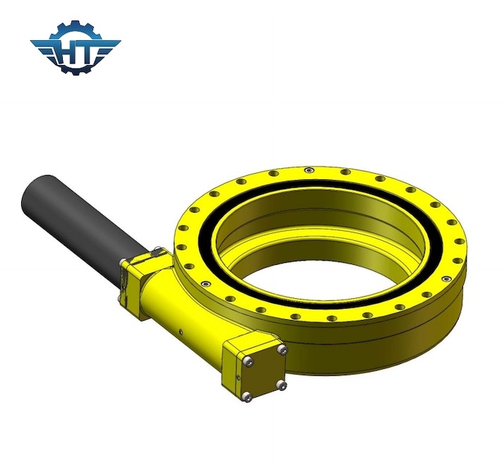 7 Inches Self Locking Solar Slew Drive For Tilted PV Tracking System Horizontal Single Axis