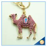 Animal Style Cute Camel Metal Key Chain Glod Plating Key Chain