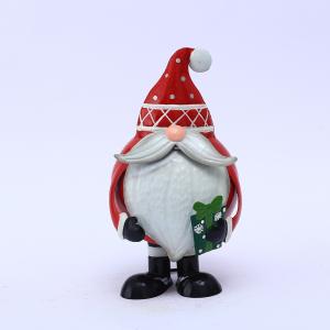 Quality Santa Claus Custom Metal Christmas Decoration Ornaments Rustproof wholesale