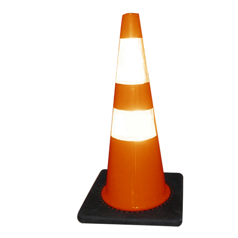 PE Plastic Road Cone For Highway Traffic Safety In Eye-Catching Orange