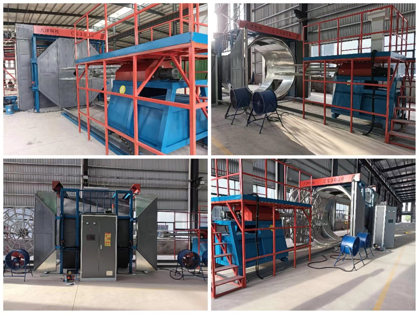 Energy-Saving Shuttle Rotomolding Machine With Molding Speed 1-10pcs/min And 500000 Kcar Burner Capacity