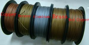 Quality 1.75mm Metal 3d Printer Filament Copper Bronze Brass Red Copper Aluminium wholesale