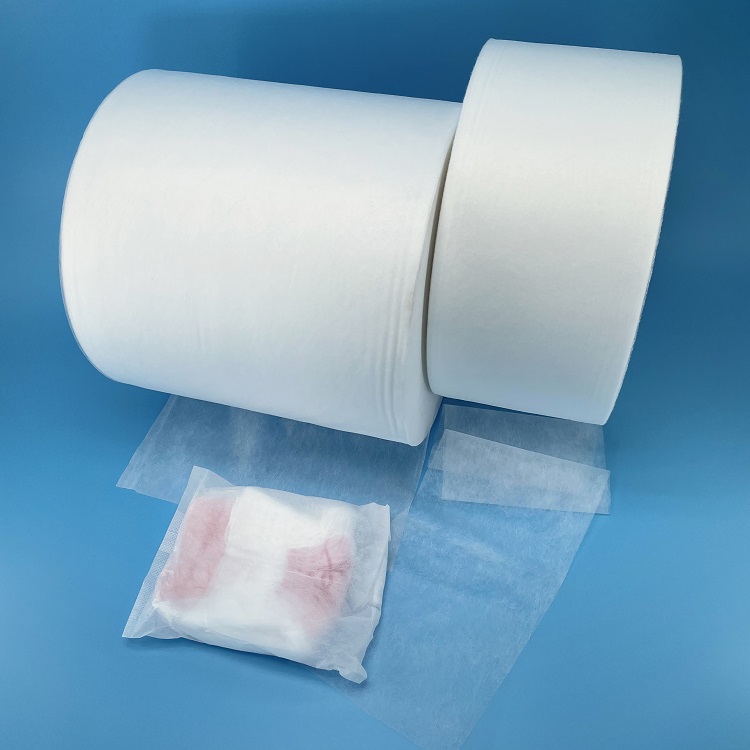 White Sesame Dot Spunbond Non Woven Fabric 100% Polypropylene SSS For Medical Use