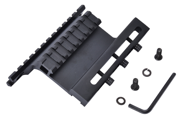 Scope and Laser Fit Y0049 Tactical Optic Side Mount with 21mm Width Scope Mount Base