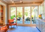 Indoor / Outdoor Commercial Aluminium Doors AS2047 CSA Standard Exterior Glass