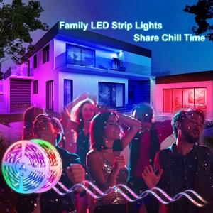 Quality 5m Smart RGB LED Strip Lights Flexible Remote Control Wifi 1400lm 4000K wholesale