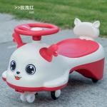 Anti Rollover Swing Wiggle Car Pink Wiggle Car Multifunctional