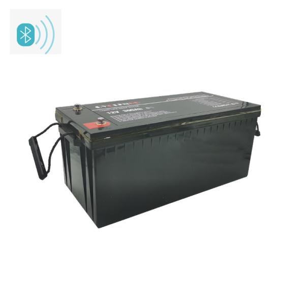 Lifepo4 Lithium Ion Bluetooth Rechargeable Battery 12V 300Ah 3000 Times Cycle