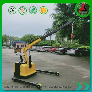 Quality Movable Electric Floor Crane Floor Mounted Rotate 360 Degree Industrial 1 Ton load wholesale