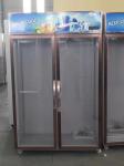 Vertical 2 Door Commercial Display Fridge Restaurant 1260L