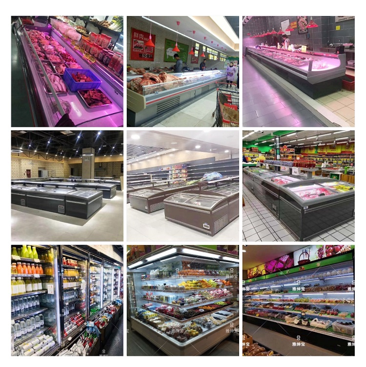 Commercial Meat Deli Display Cooler Refrigerator Split Type Freestanding