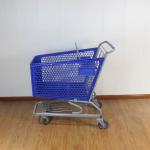 165L Hot Selling Durable America Style China Plastic Shopping Carts