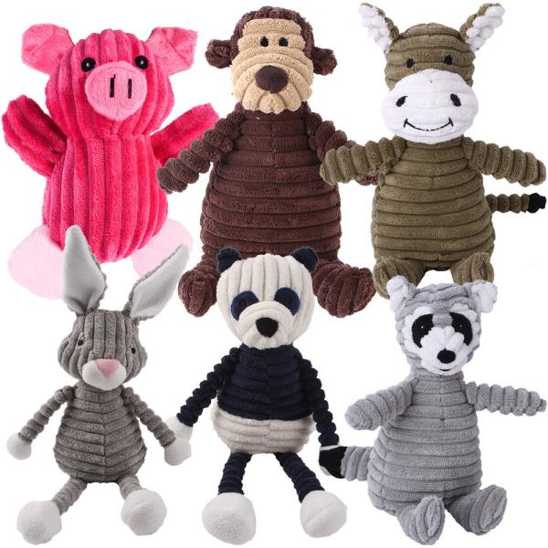 Dogs Corduroy Soundmaking Squeak Pet Toy for Tooth Grinding Training Supplies