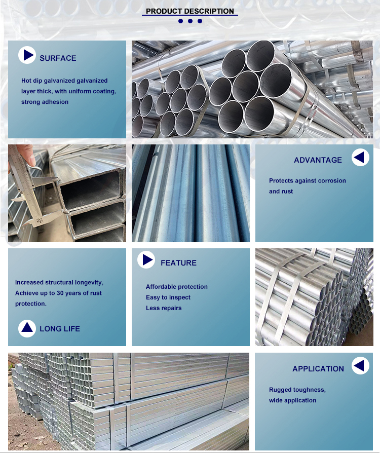 1-12m Length DN80 to DN125 4mm Wall Thickness ASTM A53 Grade B Galvanized Steel Pipe for Firefighting System Construction