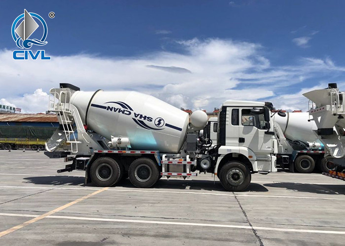 SHACMAN Truck Chassis Concrete Mixer Vehicle 6x4 8m3 8cbm 8000L New Concrete Mixer Truck 340HP Engine Man Axle