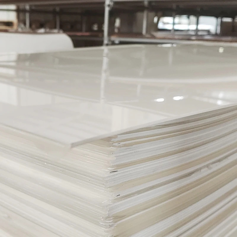 DUKE Sanitary Grade Anti-Mold 3mm White PMMA Bathtub Customizable Cast Acrylic Sheet PE 5mm 8mm Customizable Cutting Service