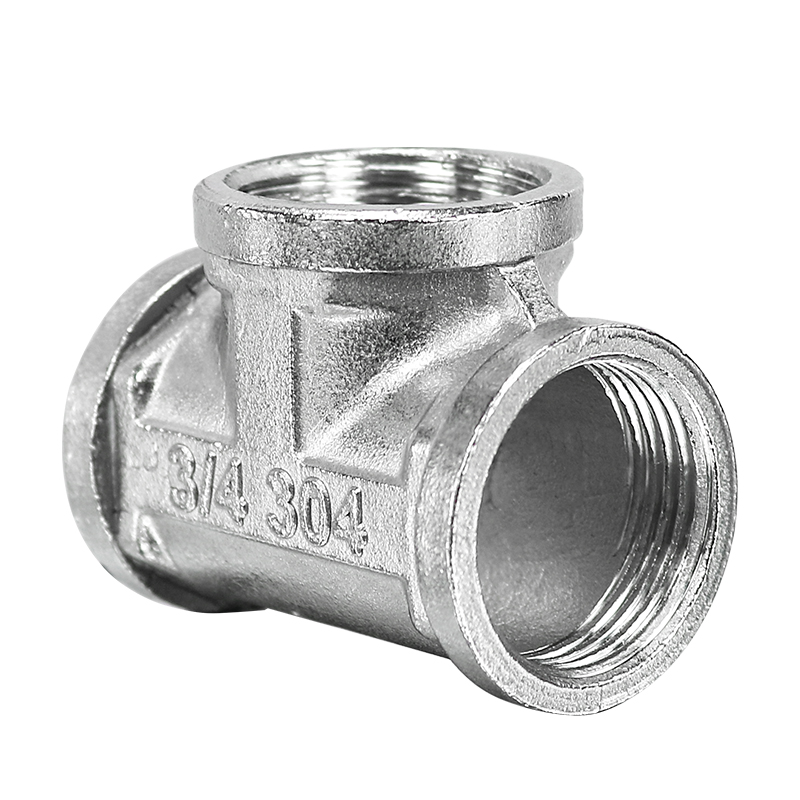 ANSI DIN Pipe Line Accessories Male Female T Shaped Nipple Stainless Steel T Pipe Fittings