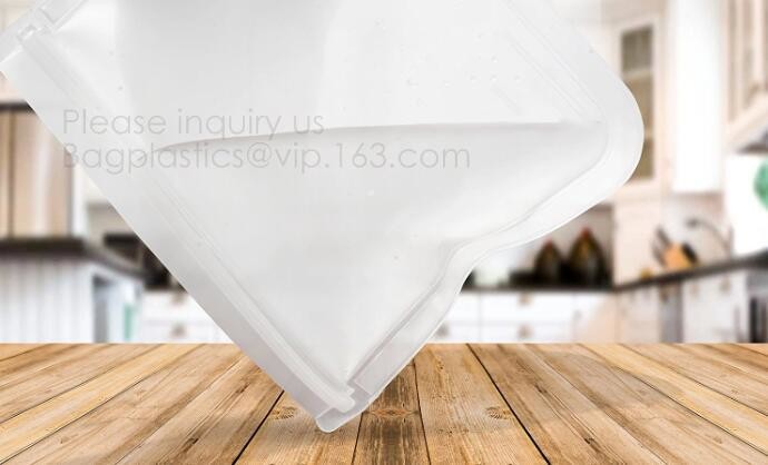 fresh food vegetable fruit roll packaging plastic flat pouch bag,zipper Seal pack Embossing Vacuum Bag for Fresh Food