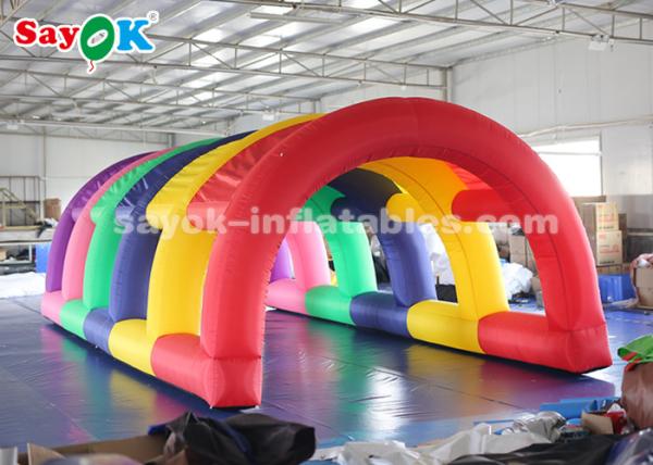 dome inflatable tent Colorful Inflatable Tunnel Tent With Air Blower For Auto