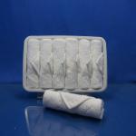 Snow White Woven Airline Satin Viscose Towel