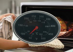 Quality Oval Shape Stainless Steel Instant Read Thermometer Gauge With 35mm Probe wholesale