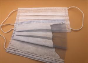 Quality Latex Free Isolation Face Masks / Antiviral Hypoallergenic Dental Masks wholesale