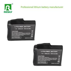 Quality Heated Gloves Rechargeable Li-Polymer Battery 3.7V 4000mAh wholesale
