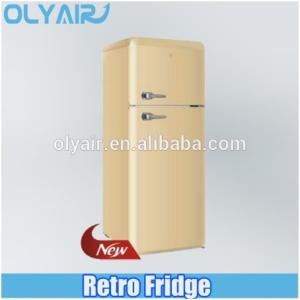 Quality BCD-210 retro fridge, double door refrigerator, colorful refrigerator wholesale
