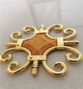 Quality Golden round aluminum profile accessories for french doors and windows wholesale