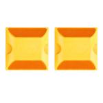 Double Side PMMA Reflectors Solar Road Stud for Roadway Safety and Traffic