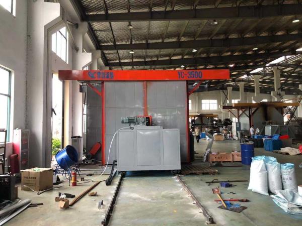 PLC Control System Shuttle Rotomolding Machine 380V/50Hz 500000 Kcar Burner