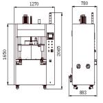 Standard 6540 Spiral Welding Machine Servo Pneumatic Spot Welder